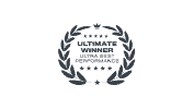 Mendon Group logo, laurel wreath design representing digital agency services.
